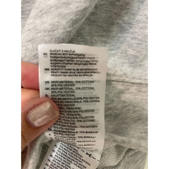 Adidas Logo Grey Sweatshirt - Picture 3 of 5